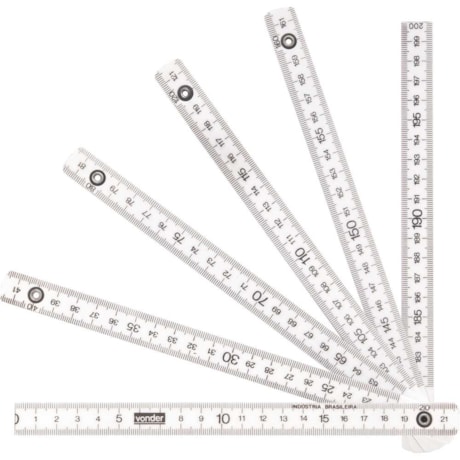 Escala Métrica de Plástico/Poliestireno com 1 Metro 3857100000 VONDER-343c39c3-6072-4e5e-bad6-3f8bf5412c13