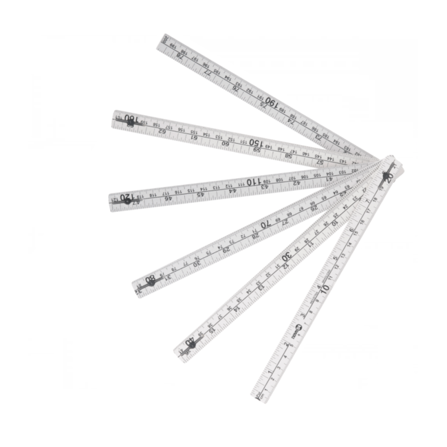 Escala Métrica Poliestireno/Plástico 2M com 10 Dobras 3857200200 NOVE54-a56b4d78-038f-4d74-8d20-654bd7f516e1