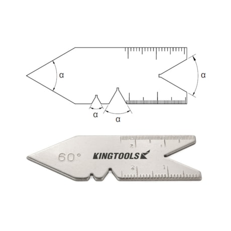 Escantilhão Métrico 60º 600.081 KINGTOOLS -81cbfce1-8a71-4f7e-8c57-a2b1bb526fb5