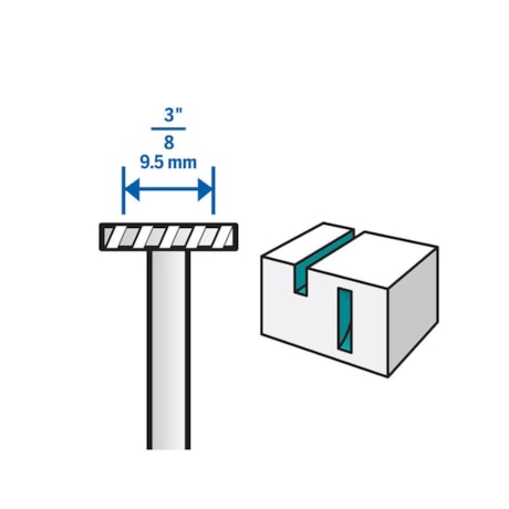 Escareador Chato HSS 3/8