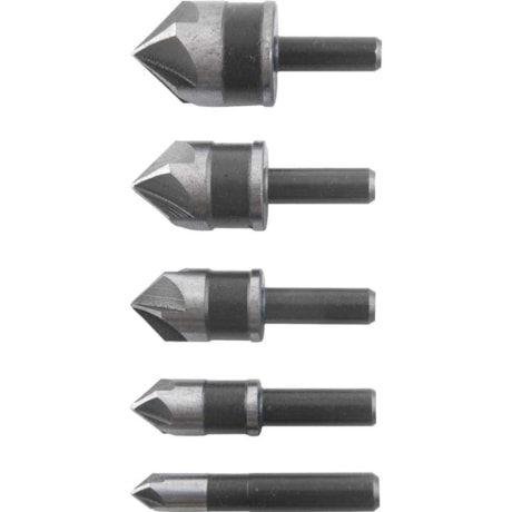 Escareador HP HSS 1/4'' 3/4'' 5 Peças 3599143400 VONDER-20c8cead-ac47-40da-a388-9c4cb5a9834a