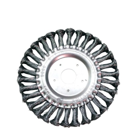 Escova Aço Circular Trançada 6