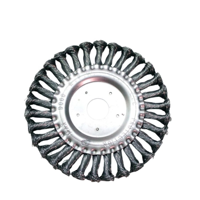 Escova Aço Circular Trançada 6