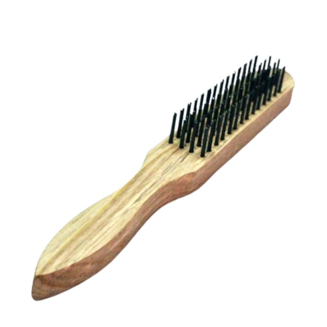 Escova Aço Manual 4 Fileiras 0.35mm AC Blister em Madeira 94550 INB-389e519c-8130-41dd-9db0-b82591ca0dda