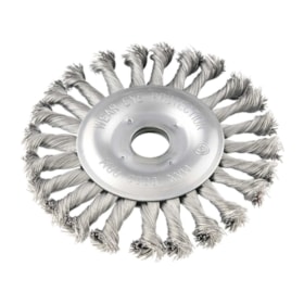 Escova Circular Cerda de Aço Inox Torcido 4.1/2