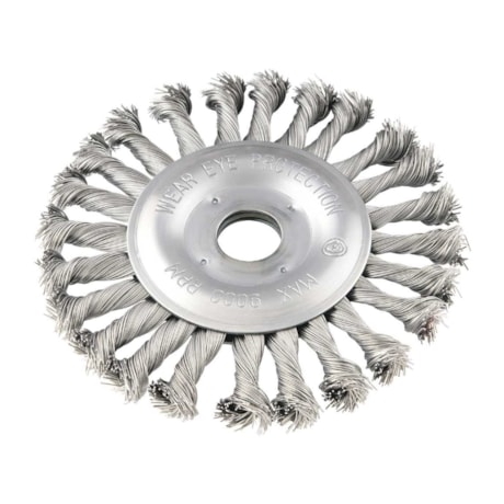 Escova Circular Cerda de Aço Inox Torcido 4.1/2