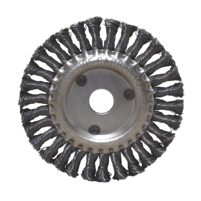 Escova Circular Trançada em Aço Carbono 4.1/2