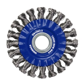 Escova de Aço Carbono Circular Rotativo Trançado 4.1/2