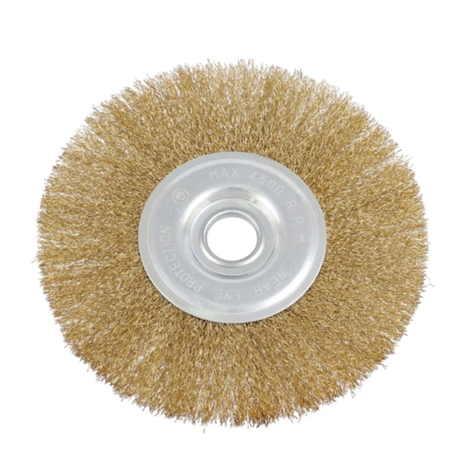 Escova de Aço Circular Ondulada 7