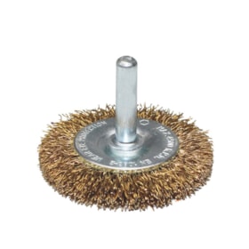 Escova de Aço Circular Ondulada com Haste 2