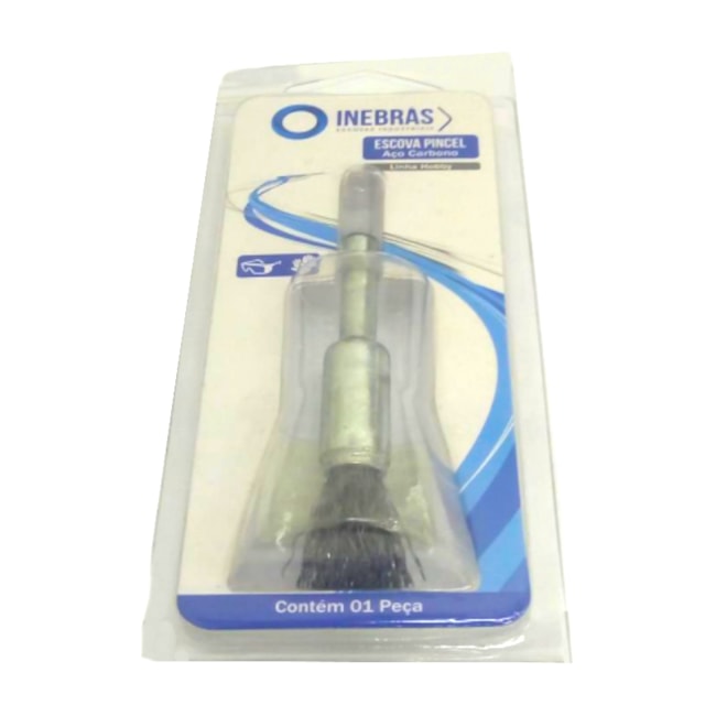 Escova de Aço Ondulado Tipo Pincel 10mm x 6.35mm 4.500RPM Haste 06720 INEBRAS-5efd40be-000d-45e6-8a62-c65e80de1542
