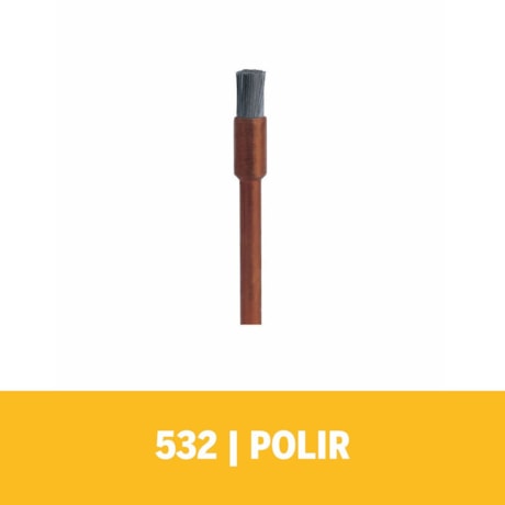 Escova de Aço Pincel 1/8