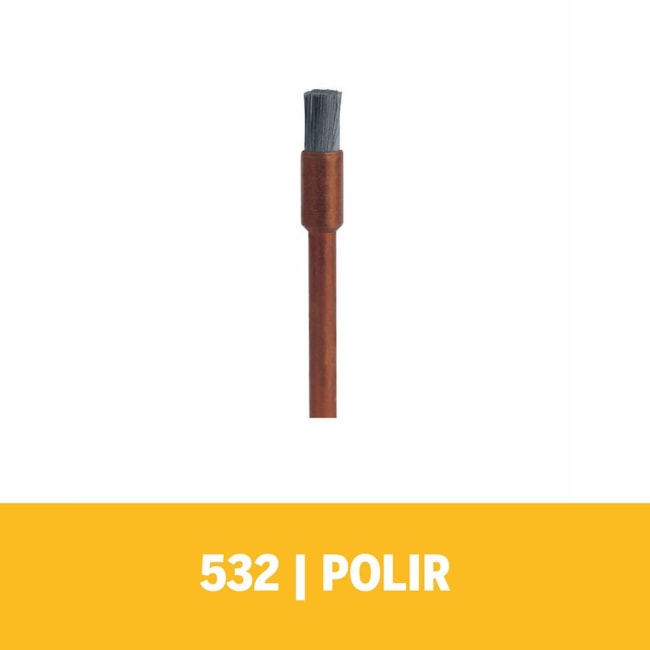 Escova de Aço Pincel 1/8