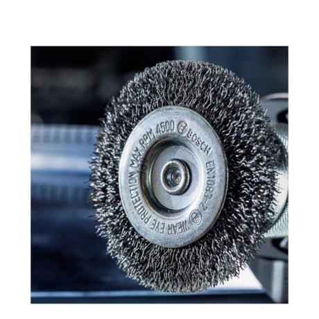 Escova de Aço PRO Stainless Steel Clean Ondulado Haste LTD 2