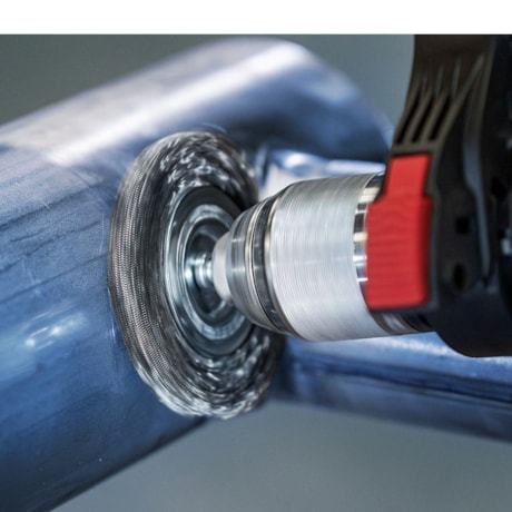 Escova de Aço PRO Stainless Steel Clean Ondulado Haste LTD 2