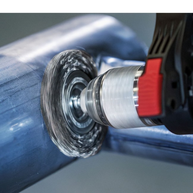 Escova de Aço PRO Stainless Steel Clean Ondulado Haste LTD 2