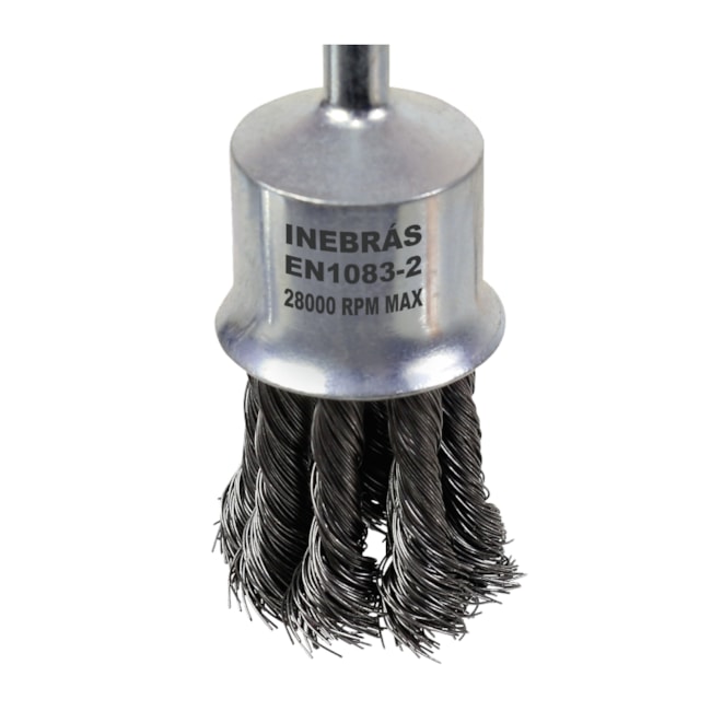 Escova de Aço Trançado Tipo Pincel 25mm x 6.35mm 28.000RPM Haste 06694 INEBRAS-566775b1-6d60-4a14-8bce-21c93c4e2d05