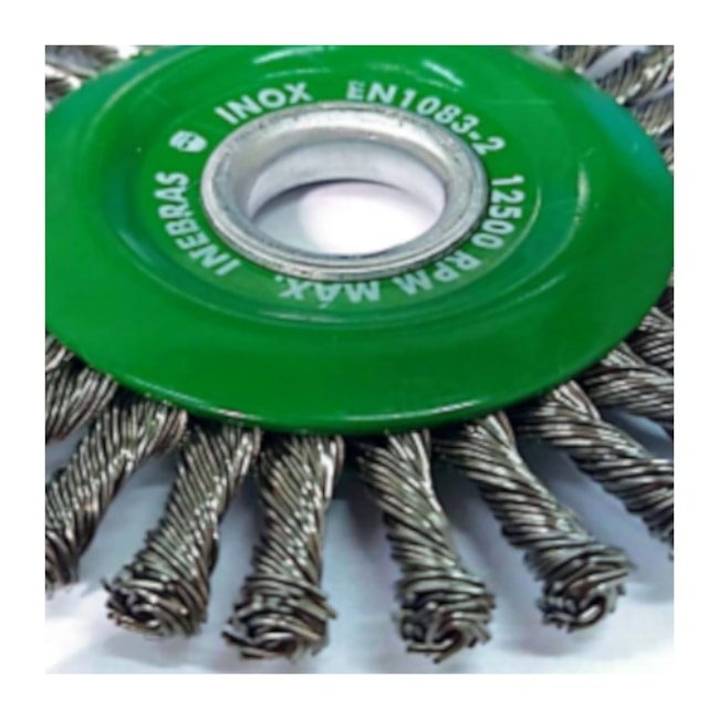 Escova de Inox Circular Trançado 4.1/2