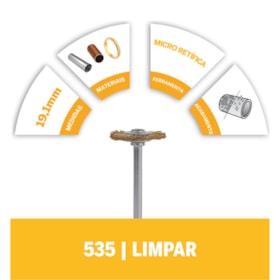 Escova de Latão Circular 3/4