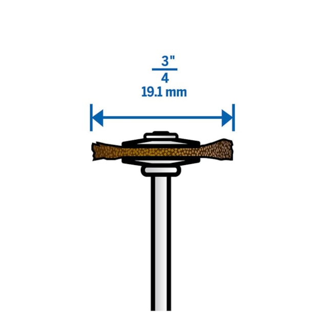 Escova de Latão Circular 3/4