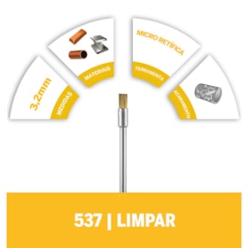 Escova de Latão Copo 1/8