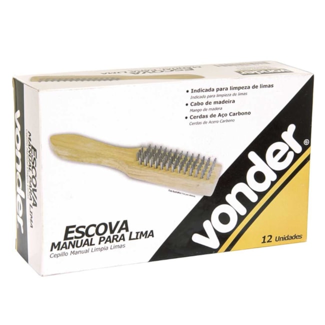 Escova Manual com Cerdas de Aço para Lima com Cabo de Madeira 3599000200 VONDER-8ef14c6c-305c-4f3c-955f-e4a9de297332