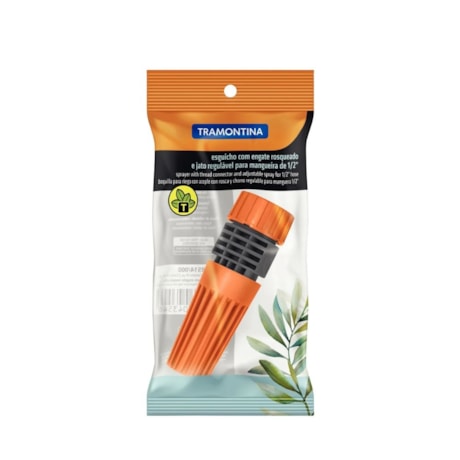 Esguicho Plástico Jato Regulável para Mangueira 1/2