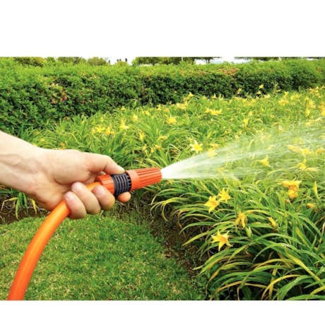 Esguicho Plástico Jato Regulável para Mangueira 1/2