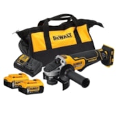 Esmerilhadeira Angular 4.1/2" 2 Baterias 20V DCG413P2-B2 DEWALT Esmerilhadeira Angular 4.1/2" 2 Baterias 20V DCG413P2-B2 DEWALT