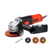 Esmerilhadeira Angular 4.1/2" 820W com 12 Discos e Maleta G720K12 BLACK + DECKER Esmerilhadeira Angular 4.1/2" 820W com 12 Discos e Maleta G720K12 BLACK + DECKER