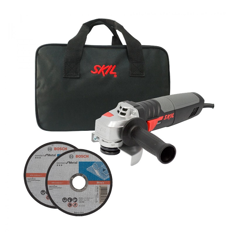 ESMERILHADEIRA ANGULAR 4.1/2" 830W COM 2 DISCOS E BOLSA 110V 9004 SKIL
