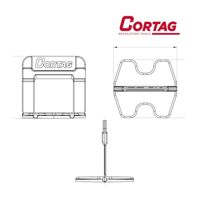 Espaçador e Nivelador Eco de Pisos e Revestimentos 1.5MM 61336 CORTAG-7f53a660-e055-4807-80ba-0fee436da754