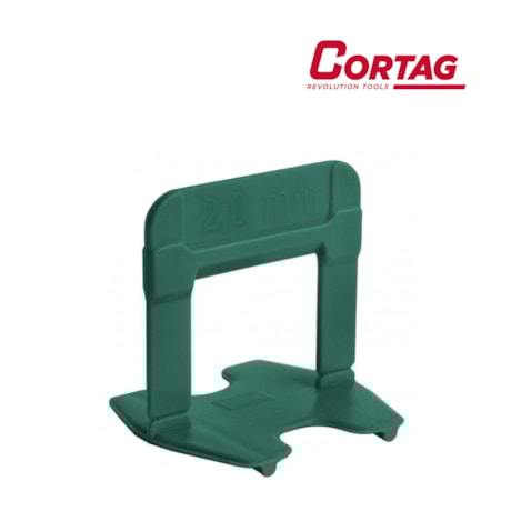 Espaçador e Nivelador Eco de Pisos e Revestimentos 2.0MM com 50 Peças 61338 CORTAG