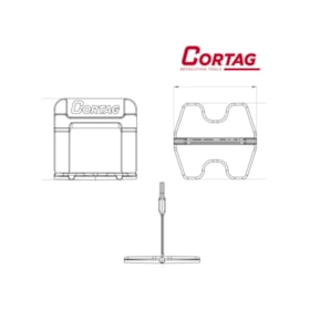 Espaçador Eco 1.5mm Vermelho para Pisos e Porcelanatos 50 Peças 61336 CORTAG