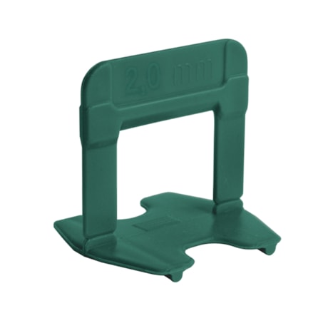 Espaçador Eco 2.0mm Verde para Pisos e Porcelanatos 50 Peças 61338 CORTAG