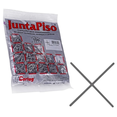 Espaçador Juntapiso 1.0mm 60505 CORTAG