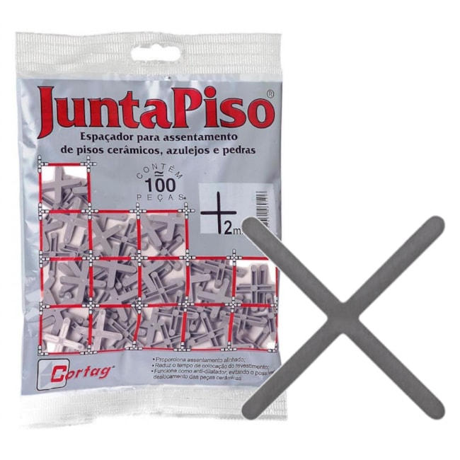Espaçador Juntapiso 2mm 60500 CORTAG-0948a232-7300-4976-a5cd-922114c6fb3f