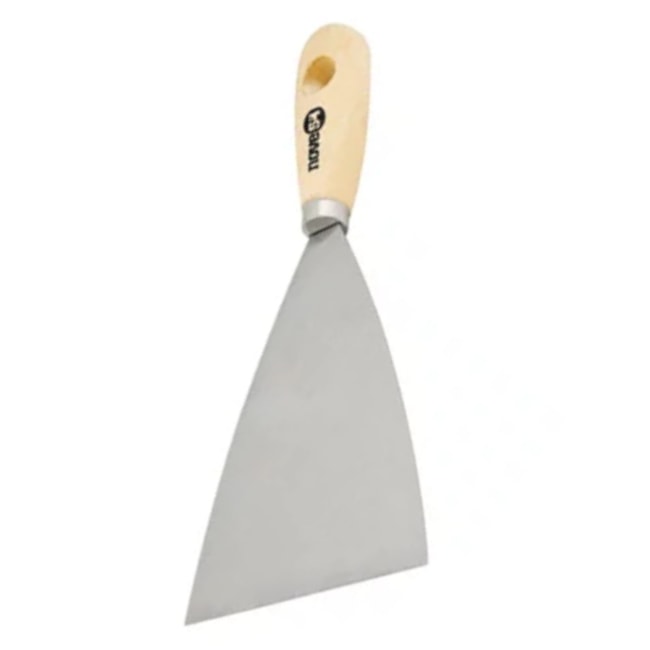 Espátula Aço Cabo Madeira 4