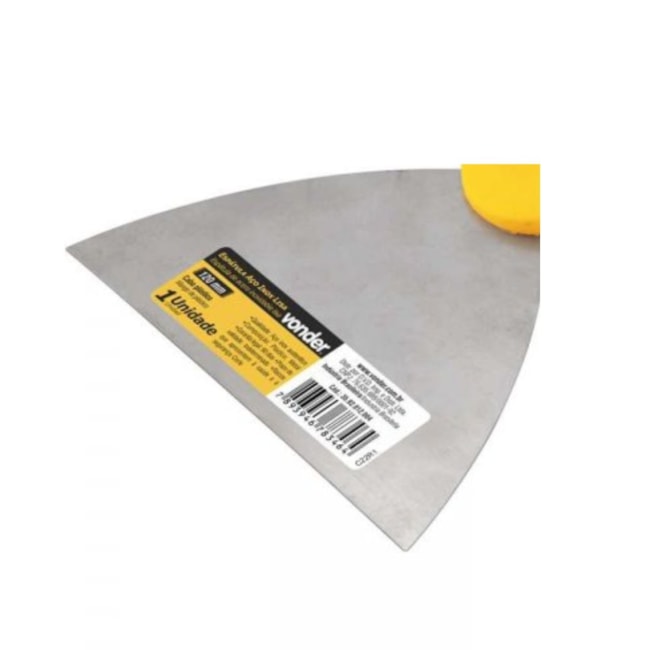 Espátula Aço Inox Lisa com Cabo Plástico 120mm 3592012004 VONDER-786c16a2-5c45-4370-89c9-a52991922435