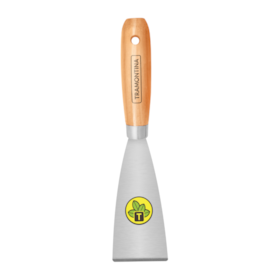 Espátula Aço Rígida 6cm Cabo de Madeira 77394065 TRAMONTINA