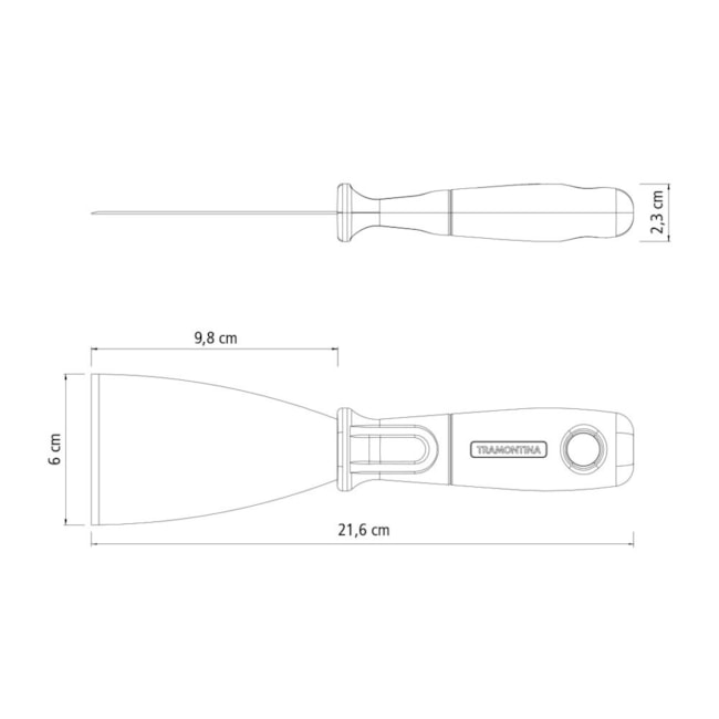 Espátula Aço Rígida 6cm com Cabo Plástico 77395065 TRAMONTINA-ea0ae0e8-0abd-4876-987f-87dca5b115f8
