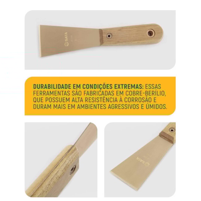 Espátula Cobre-Berílio 50 x 200mm Antifaíscante ST31197 SATA-eb56e720-360b-4b09-9484-d3c653320418