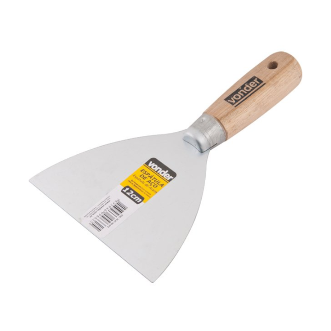 Espátula Lisa 6cm com Cabo de Madeira 3087182006 VONDER-d97b0740-756b-47cc-ab7e-09233e05c41f