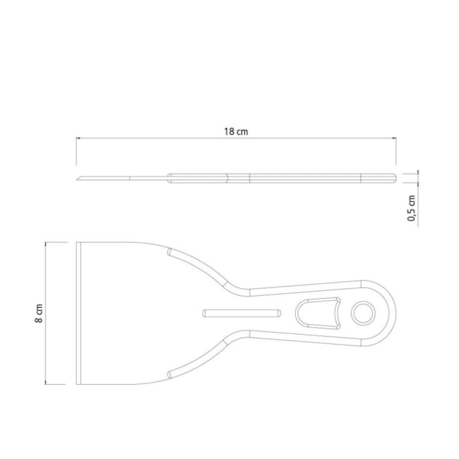 Espátula Lisa 8cm Cabo de Plástico 77398081 TRAMONTINA-c87069dd-2f2e-4e14-a0ca-ba5fa45e4444