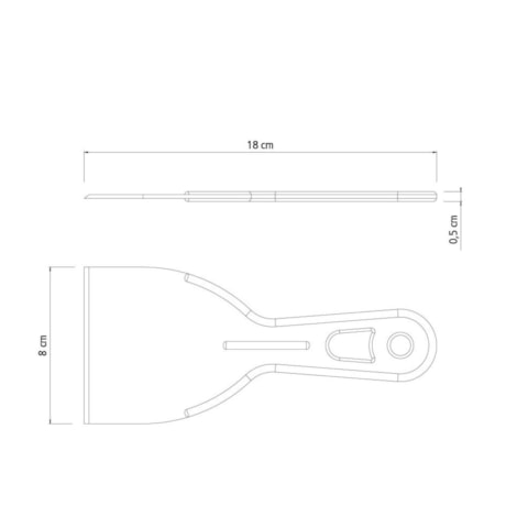 Espátula Lisa 8cm Cabo de Plástico 77398081 TRAMONTINA-ccd0da13-080a-4cbc-83e2-b2ed2d07adca