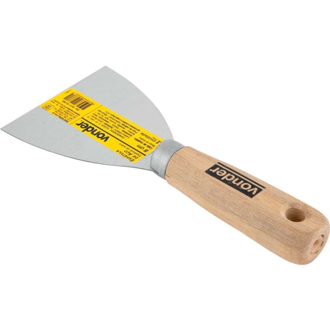 Espátula Lisa com Cabo de Madeira 8cm 3087182008 VONDER-26a05a68-f13a-4da2-b557-d91facc7a655