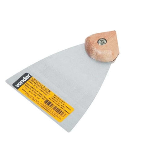 Espátula Lisa com Cabo de Madeira Parafusado 8cm 3087008000 VONDER-73765a44-2ce4-432e-924b-59c95619fd33