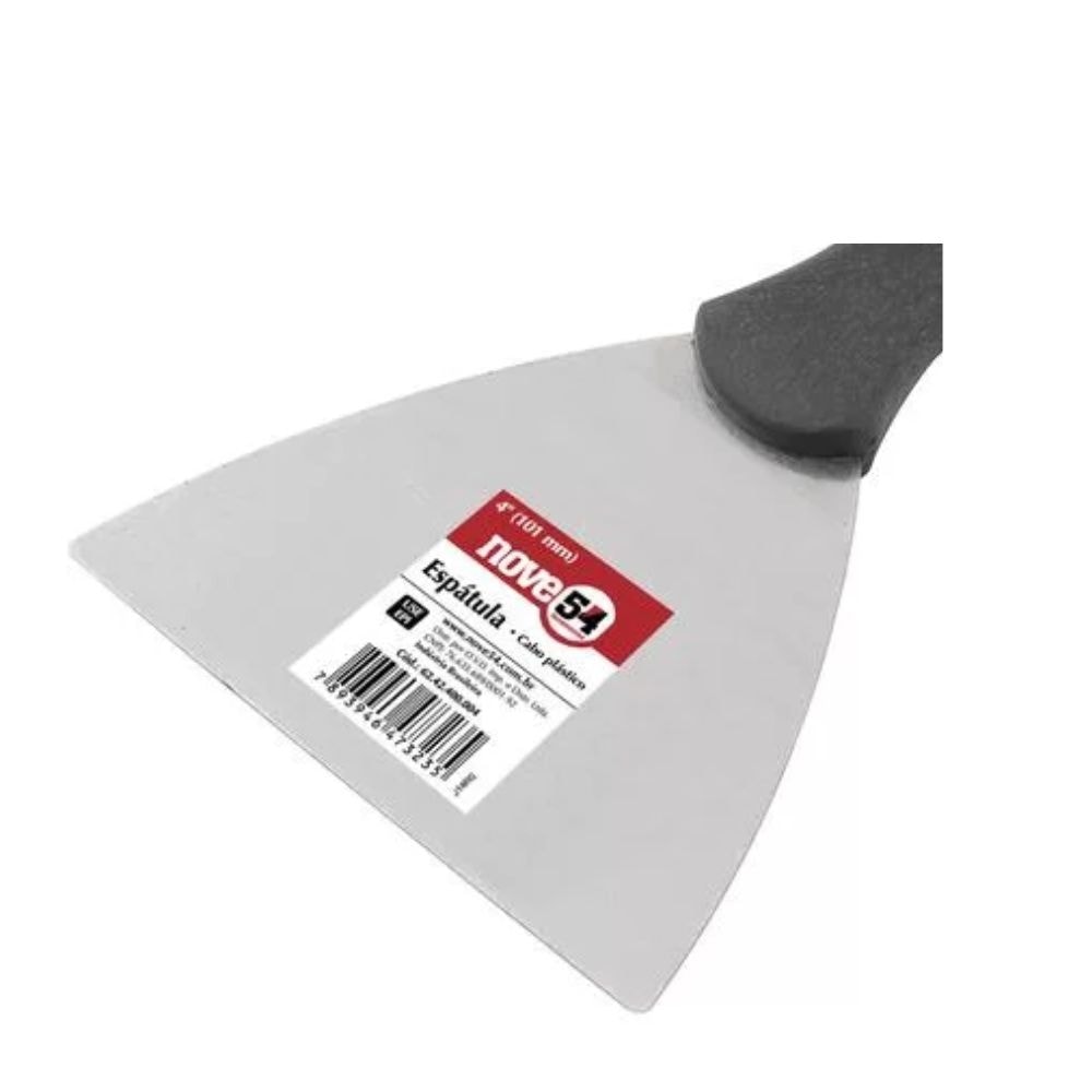Espatula Lisa com Cabo Plastico 4