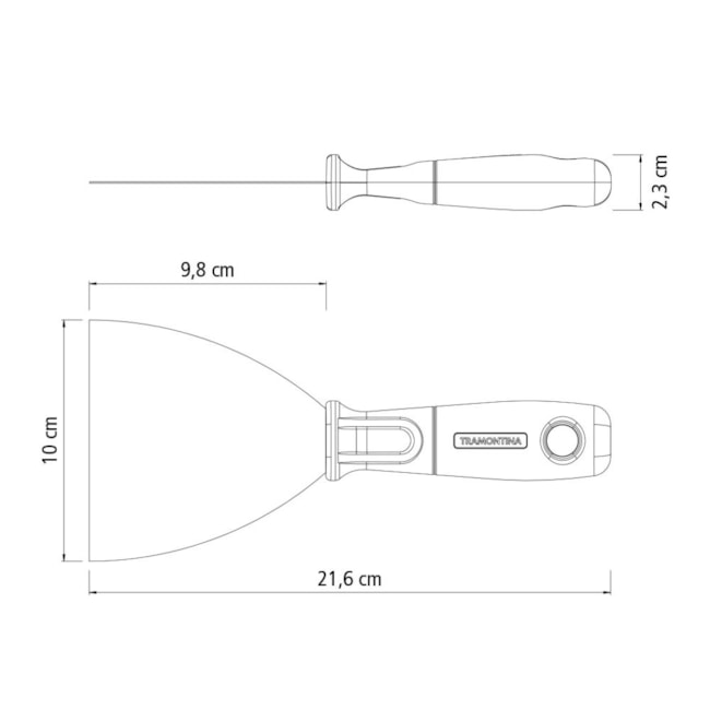 Espátula Metálica 10cm 77396105 TRAMONTINA-f2c821a4-f616-41f1-8a04-4ed5e1753566