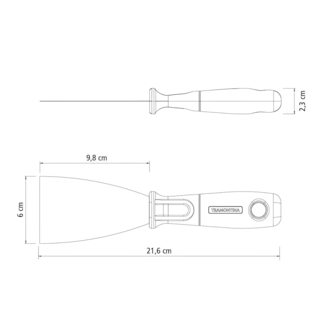 Espátula Metálica 6cm com Cabo de Polipropileno 77396065 TRAMONTINA-d702f336-373a-4510-a626-76ea0623ceb5
